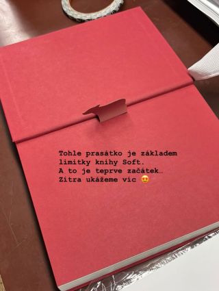 Děkujeme ukrajinské umělkyni @nadiia_vila za nádherný nápad a @tiskarna_helbich za náročnou kompletaci limitky knihy Soft 😍